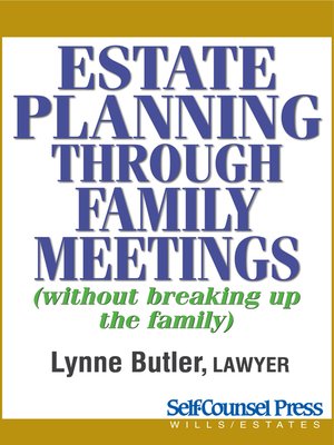 cover image of Estate Planning Through Family Meetings